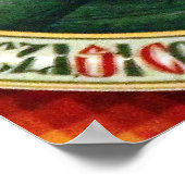 Jesus Christ Hristos Pantocrator Poster (Ecke)