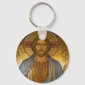 Jesus Christ IC XC Button Schlüsselanhänger (Vorderseite)