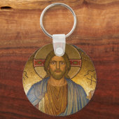 Jesus Christ IC XC Button Schlüsselanhänger (Vorderseite)