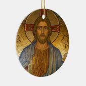 Jesus Christ IC XC Ornament Round (Rechts)