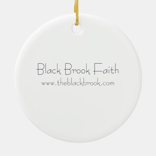 Jesus Christ IC XC Ornament Round (Hinten)