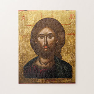 Jesus Christ Icon von Emmanuel Lampardos Puzzle