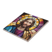 Jesus Christ Imitats Festglas Fliese (Seite)