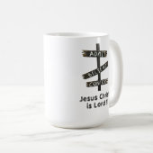 Jesus Christ is Lord Kaffeetasse (VorderseiteRechts)