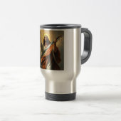 Jesus Christ ist King Steel Travel Mug Reisebecher (VorderseiteRechts)