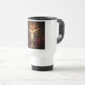 Jesus Christ ist Risen Travel Mug Reisebecher (VorderseiteRechts)