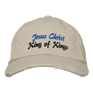 Jesus Christ King of Kings Ladys bestickte Spitze Baseballkappe