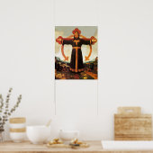 Jesus Christ King Volto Santo Print Picture Poster (Küche)