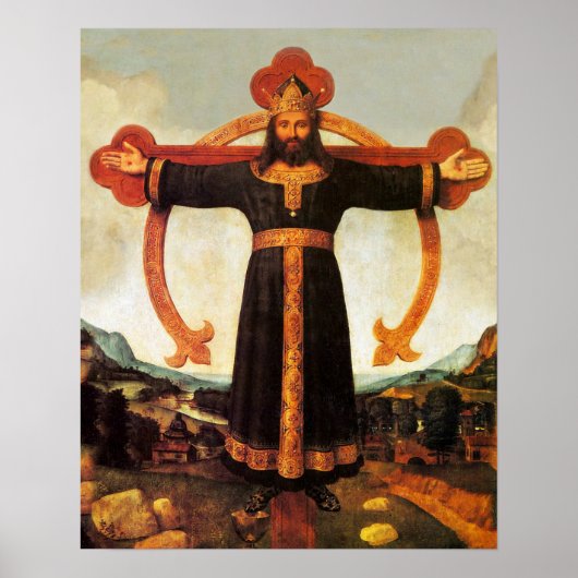 Jesus Christ King Volto Santo Print Picture Poster (Vorne)