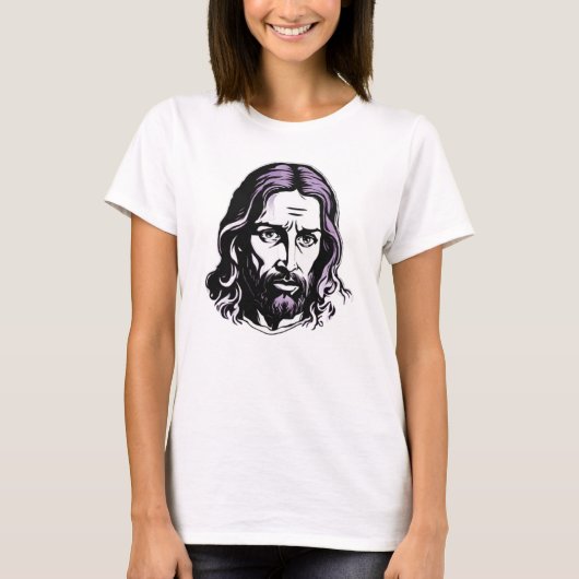 Jesus Christ Lavender Passover Ostern Weihnachten T-Shirt (Vorderseite)