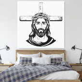 Jesus Christ Leinwanddruck (Insitu (Schlafzimmer))