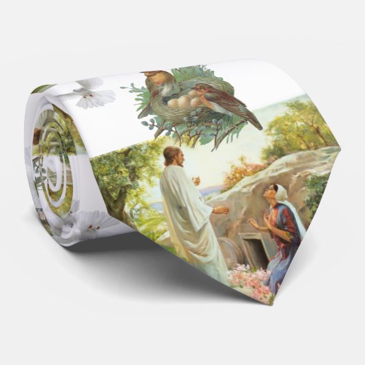 Jesus Christ Men Designer Krawatte (Gerollt)