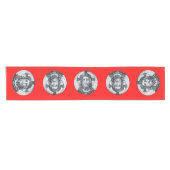 Jesus Christ & Mitgefühl Art Vintager Tischläufer (Horizontal)