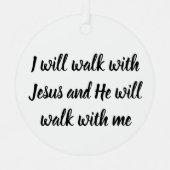 Jesus Christ Ornament Aus Metall (Vorderseite)