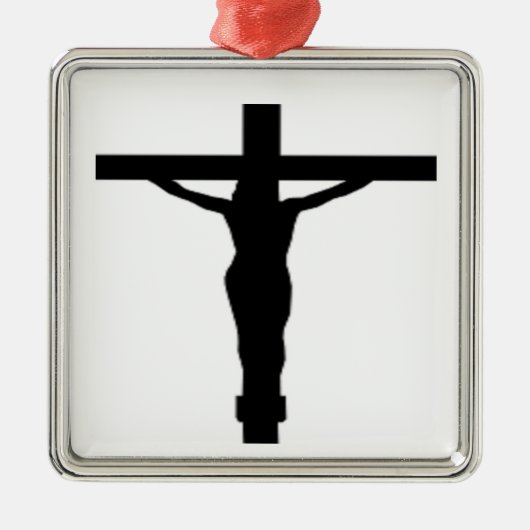 JESUS CHRIST ORNAMENT AUS METALL (Vorne)