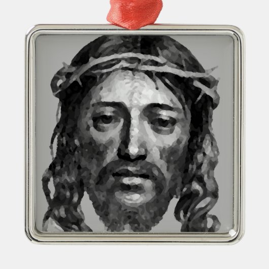 JESUS CHRIST ORNAMENT AUS METALL (Vorne)