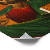 Jesus Christ Orthodox Christian Icon painting Poster (Ecke)