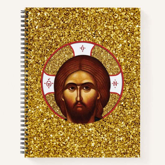 Jesus Christ Orthodox Icon Notizblock (Vorderseite)