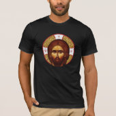 Jesus Christ Orthodox Icon T-Shirt (Vorderseite)
