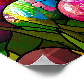 Jesus Christ Osterfestes Glas Poster (Ecke)