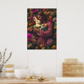 Jesus Christ Ostersonne Poster (Küche)