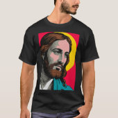 Jesus Christ P Art Religious Easter &amp; Christma T-Shirt (Vorderseite)
