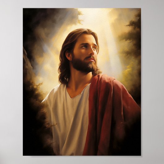Jesus Christ Painting Poster (Vorne)