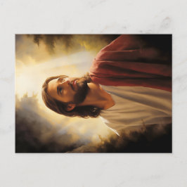 Jesus Christ Painting Postkarte