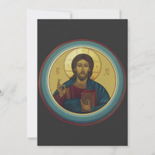 Jesus Christ Pantocrator Einladung