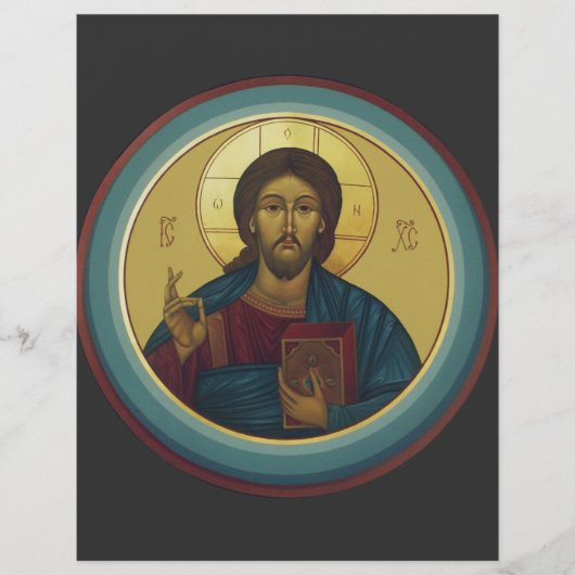 Jesus Christ Pantocrator Flyer (Vorne)