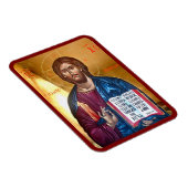 Jesus Christ Pantocrator Icon Magnet (Rechte Seite)