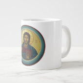 Jesus Christ Pantocrator Jumbo-Tasse (Vorderseite Rechts)