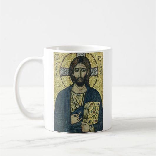 Jesus Christ Pantocrator Kaffeetasse (Links)