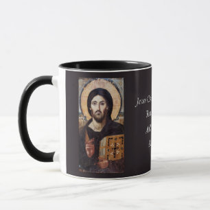 Jesus Christ Pantocrator l Orthodox Icon Tasse