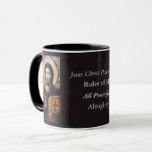 Jesus Christ Pantocrator l Orthodox Icon Tasse (Vorderseite Links)
