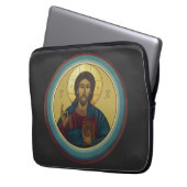 Jesus Christ Pantocrator Laptopschutzhülle (Vorderseite Links)