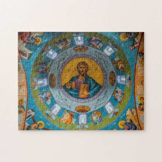 Jesus Christ Pantocrator, Lord of All Icon Puzzle (Horizontal)