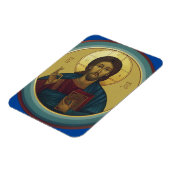 Jesus Christ Pantocrator Magnet (Linke Seite)