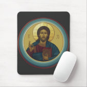 Jesus Christ Pantocrator Mousepad (Mit Mouse)