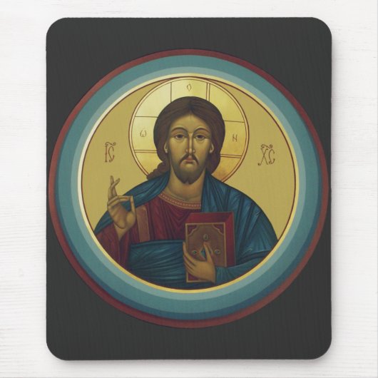 Jesus Christ Pantocrator Mousepad (Vorne)