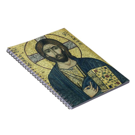 Jesus Christ Pantocrator Notizblock (Rechte Seite)