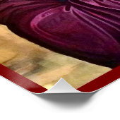 Jesus Christ Pantocrator Painting Poster (Ecke)