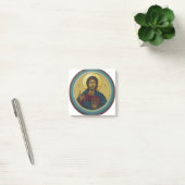 Jesus Christ Pantocrator Post-it Klebezettel (Büro)