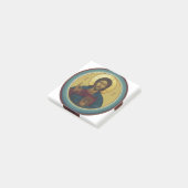 Jesus Christ Pantocrator Post-it Klebezettel (angewinkelt)