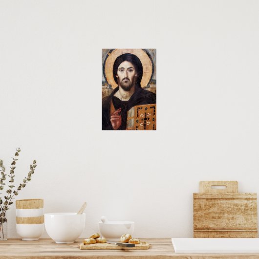 Jesus Christ Pantocrator Poster (Küche)