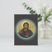 Jesus Christ Pantocrator Postkarte (Stehend Vorderseite)