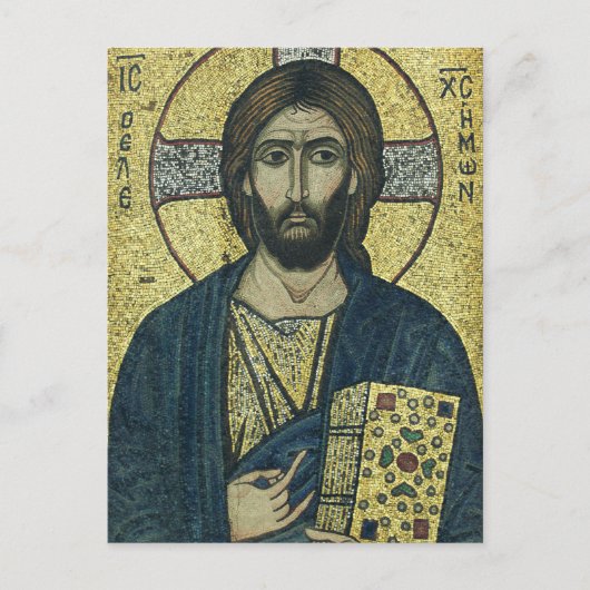 Jesus Christ Pantocrator Postkarte (Vorderseite)