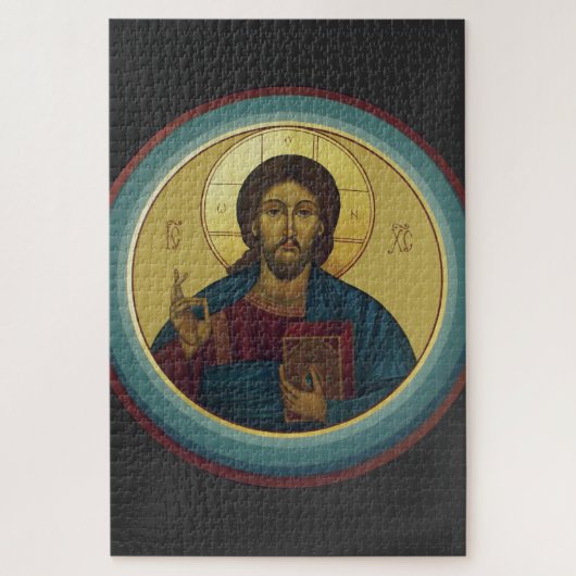 Jesus Christ Pantocrator Puzzle (Vertikal)