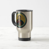 Jesus Christ Pantocrator Reisebecher (Vorderseite Links)