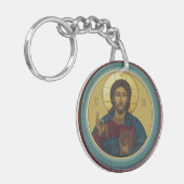 Jesus Christ Pantocrator Schlüsselanhänger (Vorderseite links)